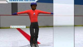 Forward One-Foot Glide Instruction