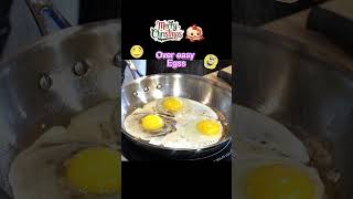 “EASY BREAKFAST”  #pancakes #shortsvideo #bacon #cooking #eggs