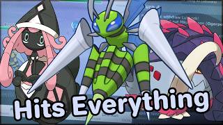 How To Destroy HIGH Ladder With Mega Beedrill! (Gen 9 National Dex)
