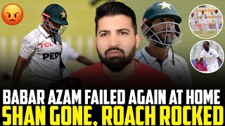 Babar fails again , WI puts pressure on PAK 70/4