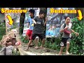 Double prank the best moment || Bushman & Scarecrow prank Super Ngakak..!!