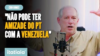 CIRO GOMES AFIRMA QUE BRASIL NÃO PODE 'TOLERAR INVASORES' EM CONFLITO DA VENEZUELA
