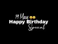 28 April Happy Birthday Black Screen Status🥳|Happy Birthday Whatsapp Status🎂|Birthday Song Status🎁💌