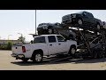 AUTO TRANSPORT CARRIERS #4 -- Transport Units Spotted Hauling Automobiles To Dealerships