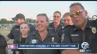 Erie County Fair celebrates local firefighters