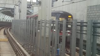 ***港鐵南港島綫S-Train海怡半島方向 (港鉄MTR南港島線S-Train海怡半島駅方向)