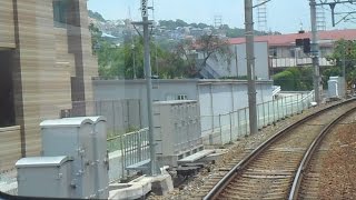 前方展望 2016.05.31 阪急 宝塚線 売布神社駅～中山観音駅間 6000系 6012F 急行 梅田 行き 阪急電車 阪急電鉄