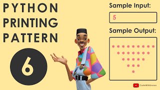 #6 - Python Printing Pattern | CodeWithSravan