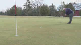 Abnormal winter weather allows golfers to hit the greens at Hilly Haven Golf Course