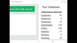 SQL Tutorial EP.1 SELECT Statement (by using w3schools web)