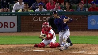 MIN@TEX: Dozier doubles to clear the bases