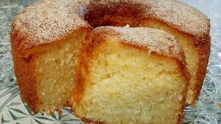 CREAMY MANIOC (cassava) CAKE! EVERYTHING IN THE BLENDER, FAST, EASY AND DELICIOUS. GLUTEN FREE!