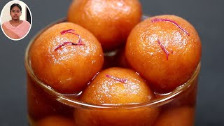 3 பொருள் போதும் பிரட் குலாப் ஜாமுன் செய்ய | Instant Bread Gulab Jamun | Gulab Jamun | Sweet Recipes