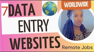 7 BEST Data Entry Work From Home Jobs!Up To $21 Per Hour! No Phone Required 2023(remote J WORLDWIDE)