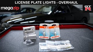 R33 Nissan Skyline License Plate Lighting Upgrade - MegaZip Parts