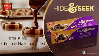 Parle Platina | Hide \u0026 Seek Milano Centre Filled Cookies | Choco \u0026 Hazelnut