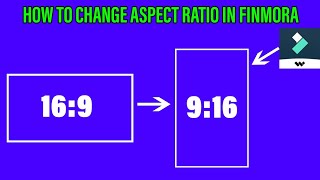 How To Change Aspect Ratio In Filmora || Filmora Me Aspect Ratio Kaise Change Karen #filmora9