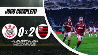 Corinthians x Flamengo - Libertadores 2022 - Quartas De Final IDA - Jogo Completo - SBT