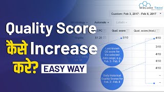 How to Improve Your Google Ads Quality Score? | Google Ads Latest Version