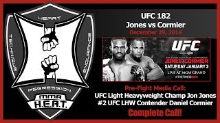UFC 182: Jones vs Cormier Pre-Fight Conference Call (complete + unedited)
