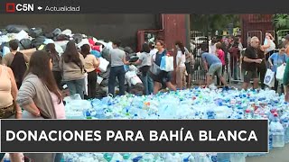 DONACIONES para BAHÍA BLANCA en la PARROQUIA de CAACUPE