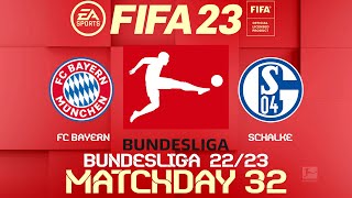 FIFA 23 Bayern Munich vs Schalke | Bundesliga 2023 | PS4 Full Match