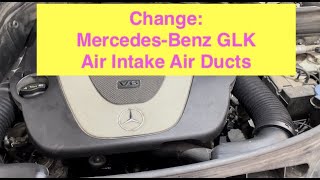 How to change the #air #intake #air #ducts on your #Mercedes #benz #GLK model. It is very easy! $$$$