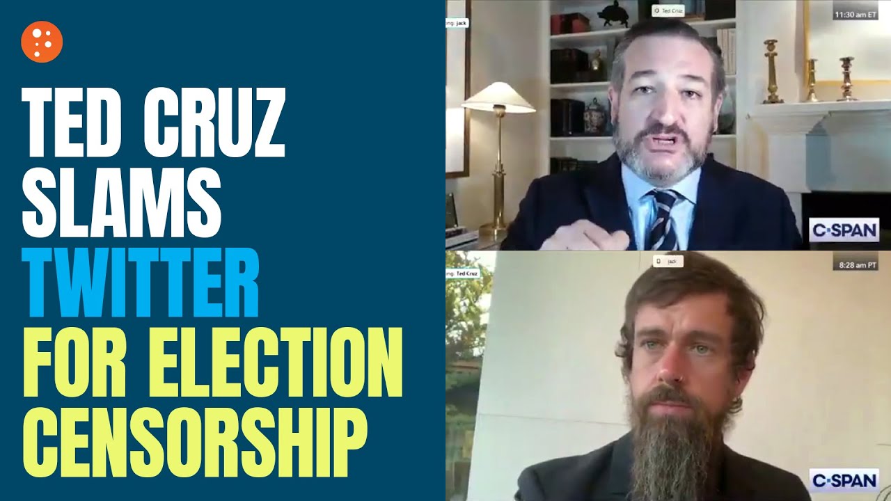 Ted Cruz Slams Twitter For Election Censorship - YouTube