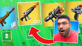 فورتنايت جابت العيد و نزلت اسلحه الممنوعه !! 👀🤯 (( جربت اقوى سلاح في اللعبه ))