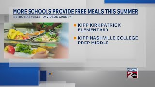 Metro Nashville Public Schools serve free meals to students this summer