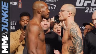 UFC 235: Jon Jones vs  Anthony Smith ceremonial staredown