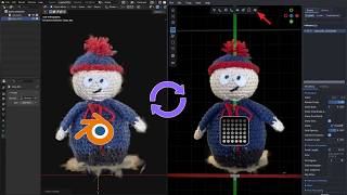 Gaussian Splatting from LichtFeld Studio to Blender in one click! (WIP Add - on/ Plugin)