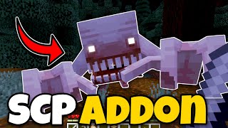 Minecraft Bedrocks NEW Horror Mod Adds SCP's To Your World... (Can You Survive Addon)