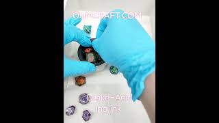 How to repack Dragon eye rolling dice. Acid Drake dragon - no ink.