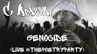 C. DeVal - Genocide (Live @thepoetrypartylive6285)