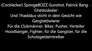 SpongeBOZZ  No Cooperacion Con La Policia [Lyrics]