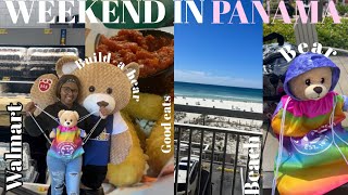 Vlog:a weekend in Panama City |Build-a-bear,beach ,good eats ,candy store,five below ,etc.