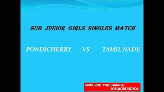 Tennikoit - Girls singles match .