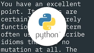 Why iterator is considered functional-style in the Python documentation?
