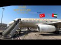 Trip Report | Etihad Airways A320 | Istanbul - Abu Dhabi | Economy | 4K