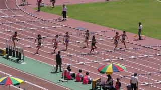 女子七種競技 100mH 2組　北関東 R01