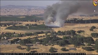 Fire crews extinguish 52-acre fire in Paso Robles Monday evening