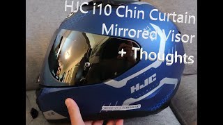 HJC i10 Chin Curtain and Mirrored Visor REVIEW - The Moto Breakdown Episode 6