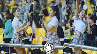 [4K] 250123 치어리더 이리안 직캠 '응원 리액션 모음(전반전)' Lee Rian Fancam @KB손해보럼 남자배구  By 벤뎅이