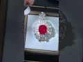 主石有4.3克拉 抹谷天然红宝石真金真钻镶嵌 珠寶 好物推荐 ruby