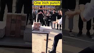 One inch punch is a kind of close combat Kungfu created by Bruce lee #李小龙