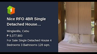 Nice RFO 4BR Single Detached House Minglanilla Highlands Cebu, Phils