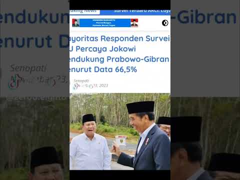 Mayoritas Responden Survei LSJ Percaya Jokowi Mendukung Prabowo-Gibran ...