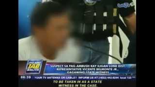 Suspect sa pag-ambush kay Iligan Cong. Belmonte, gagawing state witness