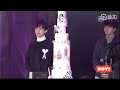 【tfboys】王俊凯 易烊千玺 送上生日礼物王源 王源十八岁bornfree生日演唱会